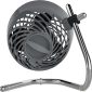 Pivot Clip Personal Air Circulator Fan with Multi-Surface Clip Portable Fan-Storm Gray back