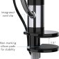 Pivot Clip Personal Air Circulator Fan with Multi-Surface Clip Portable Fan-black design