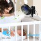 Portable Small USB Clip on Fan with Cord Powered Desk Fan-low noise