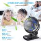 Portable Small USB Clip on Fan with Cord Powered Desk Fan-strong airflow and speed